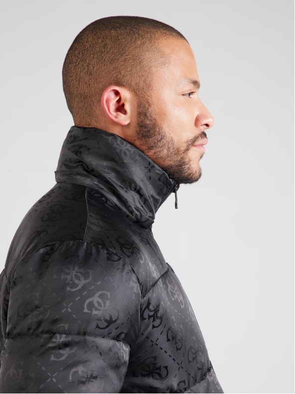 Guess Jeans Moška črna jakna Guess jeans