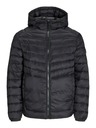 Jack & Jones Jack & Jones Moška črna prešita jakna