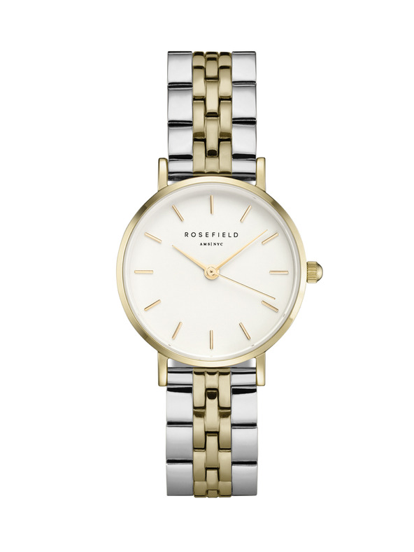 Rosefield Rosefield ure 26SGD-269 The Small Edit White Steel Silver Gold Duo