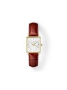 Rosefield Ženske ure Rosefield Boxy XS Brown Leather QWBLG-Q55