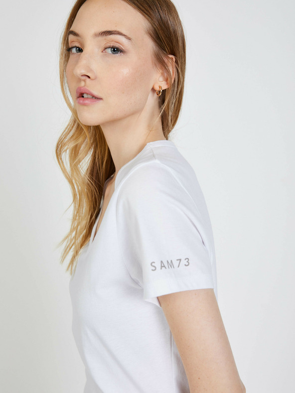 Sam 73 Bela ženska majica SAM 73 Una
