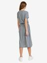 Sam 73 Svetlo siva ženska midi obleka SAM 73 Gaia