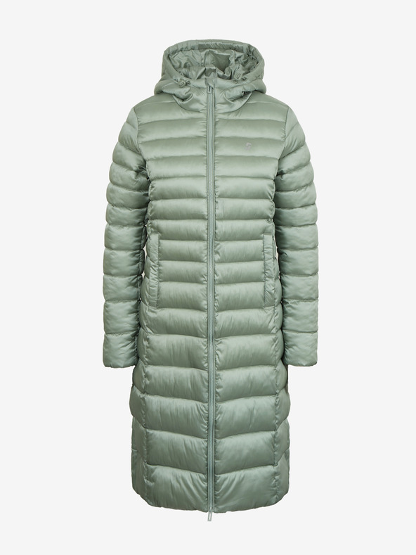 Sam 73 Svetlozelen prešivan ženski plašč s kapuco SAM 73 Kumi