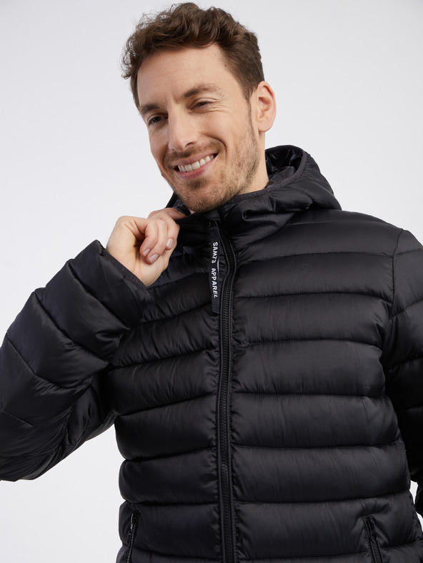 Sam 73 Črna moška prešita jakna SAM 73 Spider