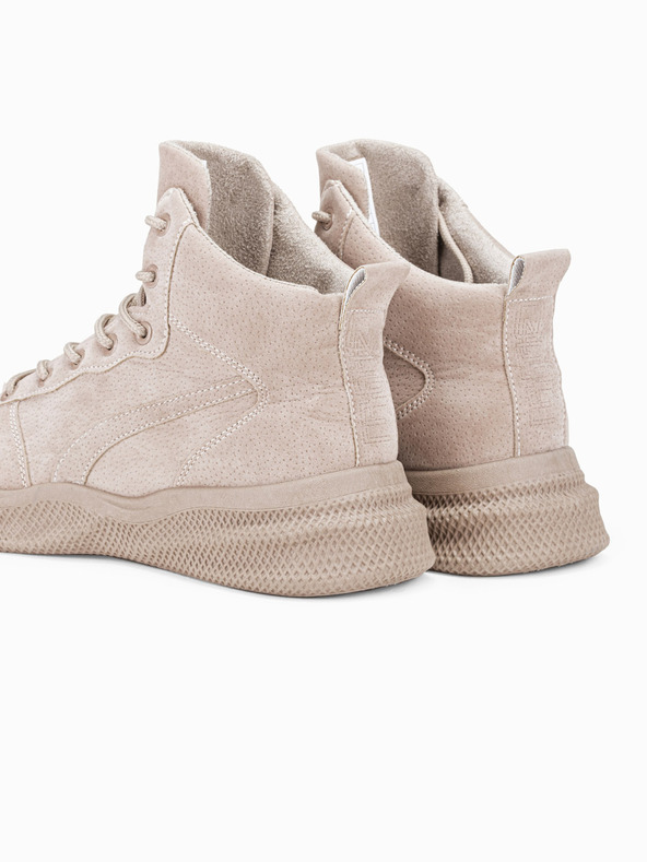 Ombre Clothing Bež moški zimski škornji T380