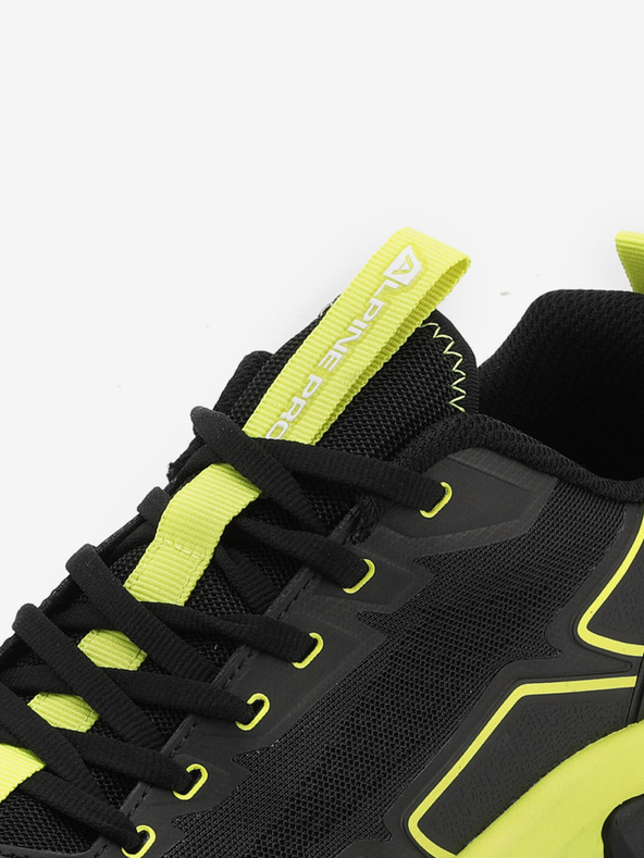 ALPINE PRO Tekaški copati z antibakterijskim vložkom ALPINE PRO SONEB črna