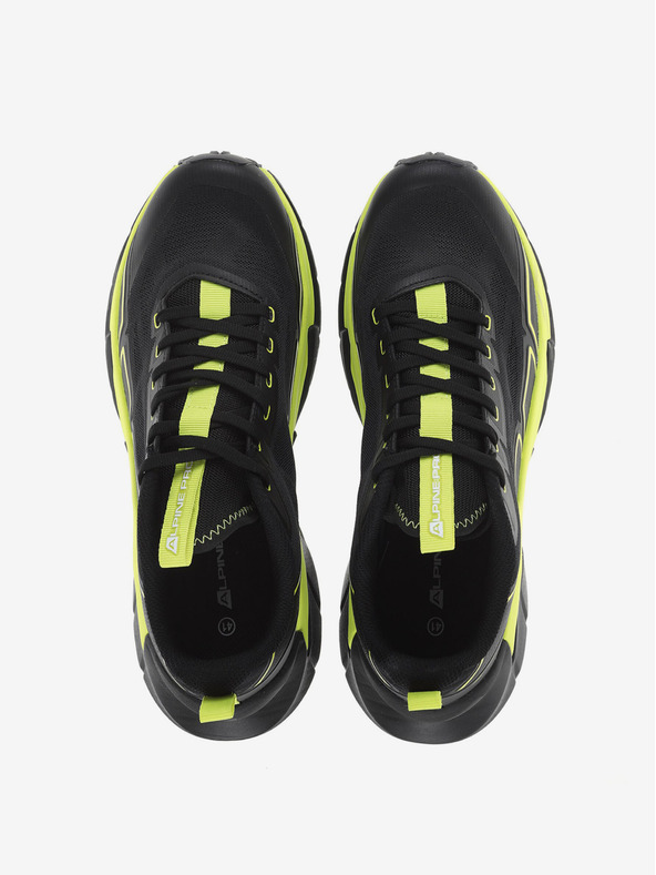 ALPINE PRO Tekaški copati z antibakterijskim vložkom ALPINE PRO SONEB črna