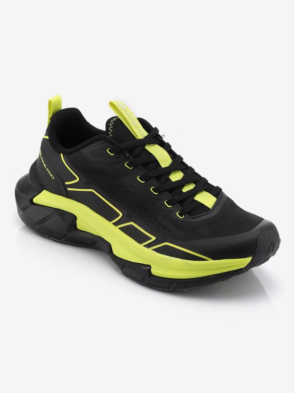 ALPINE PRO Tekaški copati z antibakterijskim vložkom ALPINE PRO SONEB črna