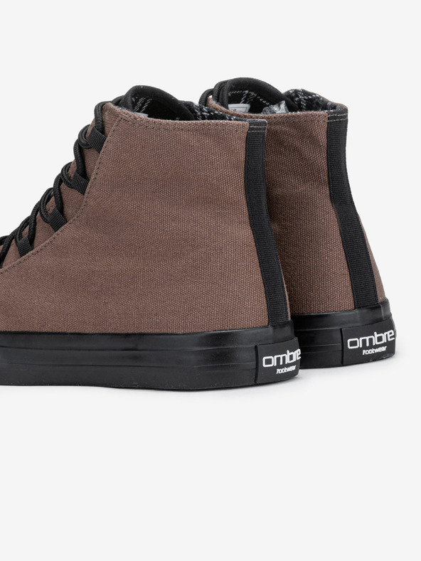 Ombre Clothing Črno-rjavi moški športni copati Ombre Clothing T378