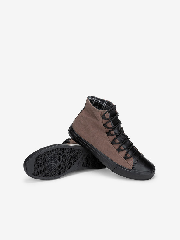 Ombre Clothing Črno-rjavi moški športni copati Ombre Clothing T378