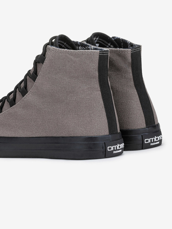 Ombre Clothing Črno-sivi moški športni copati Ombre Clothing T378