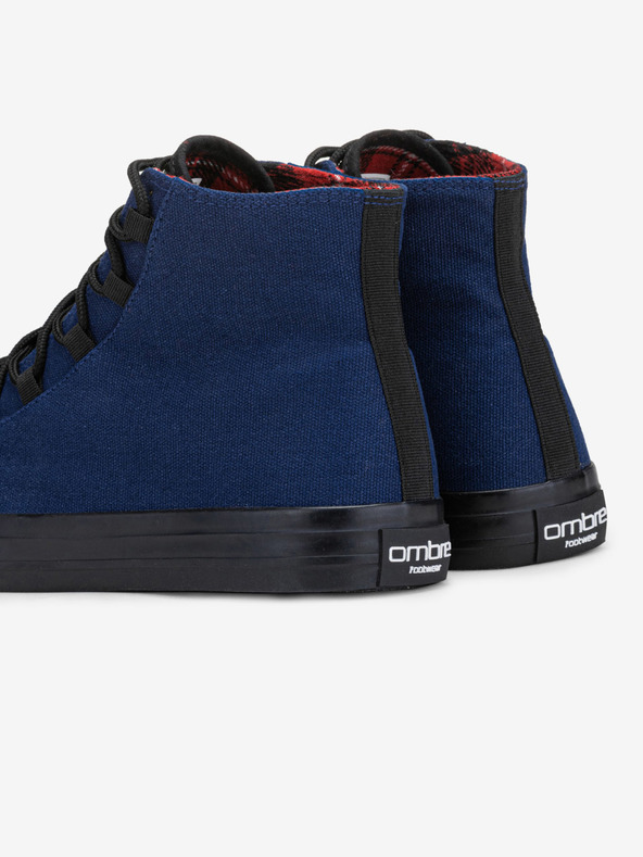 Ombre Clothing Črno-modri moški športni copati Ombre Clothing T378