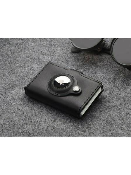 Pularys Moška usnjena denarnica Pularys Easy Wallet črna
