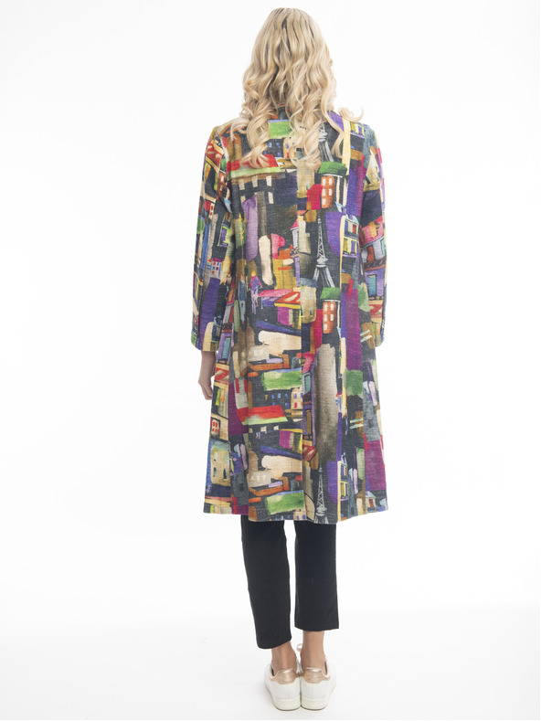Orientique Orientique Ženski prešiti plašč z vzorcem