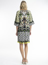 Orientique Bela in črna ženska vzorčasta obleka Orientique Izmir