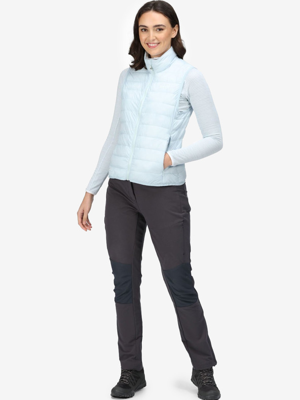 Regatta Svetlomodre ženske hlače Regatta RWB106 Hillpack B/W 44