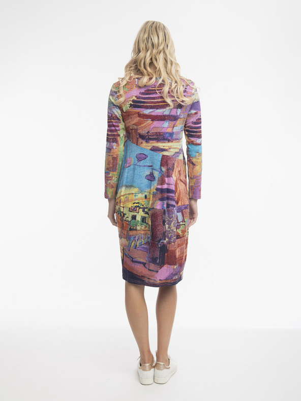 Orientique Ženska obleka Orientique Bubble Patterned Dress