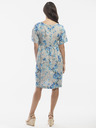 Orientique Modro-siva ženska cvetlična obleka s platnom Orientique