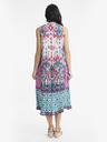 Orientique Vijolična in modra Orientique Izmir ženska vzorčasta midi obleka