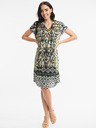Orientique Črno-zelena vzorčasta ženska obleka Orientique Izmir