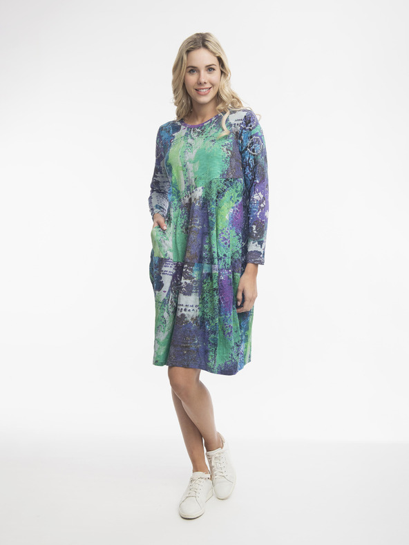 Orientique Ženska obleka Orientique Bubble Patterned Dress
