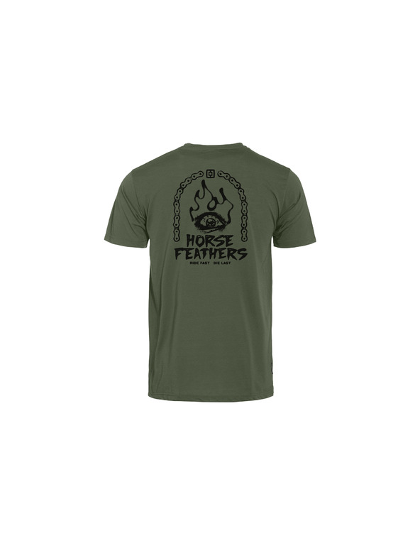 Horsefeathers Moška funkcionalna majica zelena HORSEFEATHERS