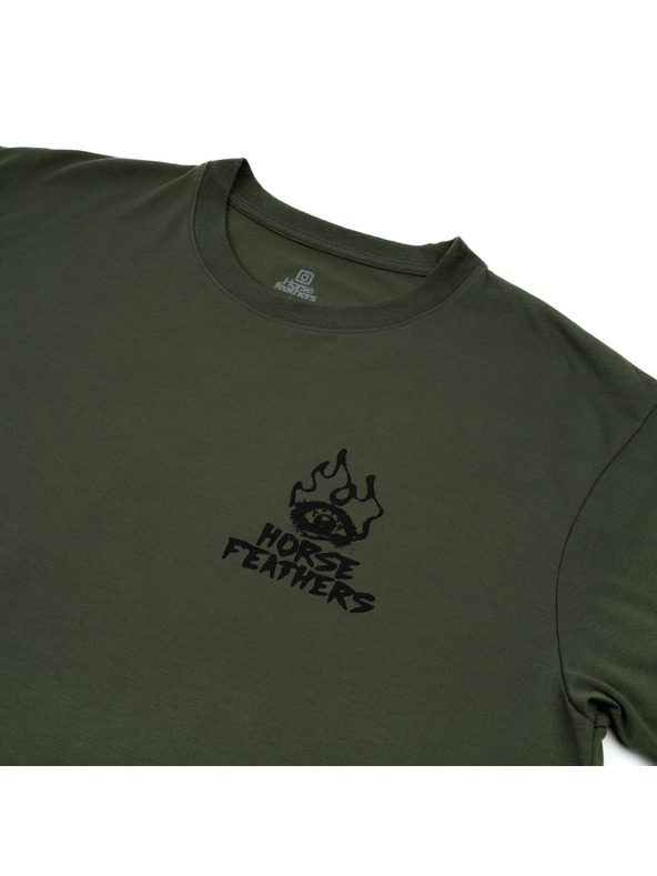 Horsefeathers Moška funkcionalna majica zelena HORSEFEATHERS