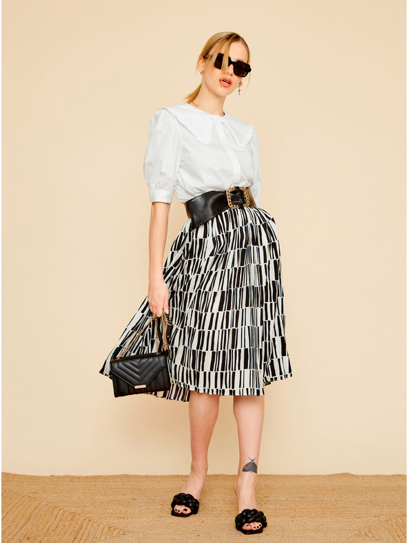 ZOOT.lab Črno-belo vzorčasto krilo ZOOT.lab Sylvie