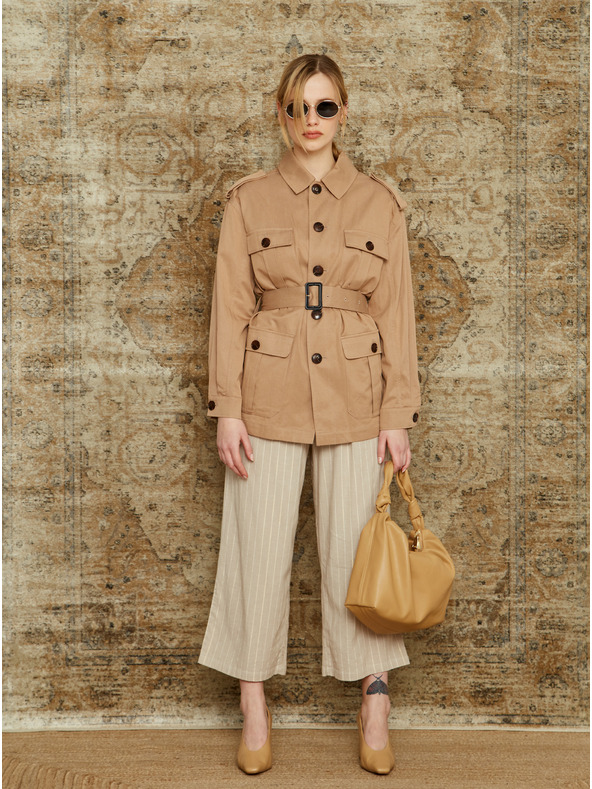 ZOOT.lab Bežne črtaste hlače ZOOT.lab Anika