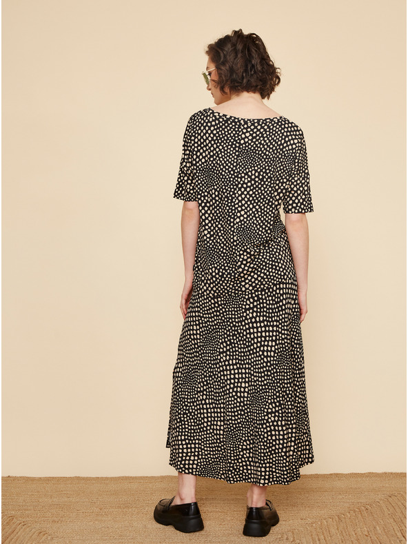 ZOOT.lab Bež in črna ženska majica z vzorčastim potiskom ZOOT.lab Normandy