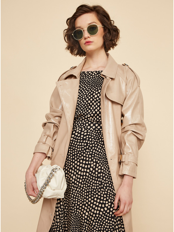 ZOOT.lab Bež in črna ženska majica z vzorčastim potiskom ZOOT.lab Normandy