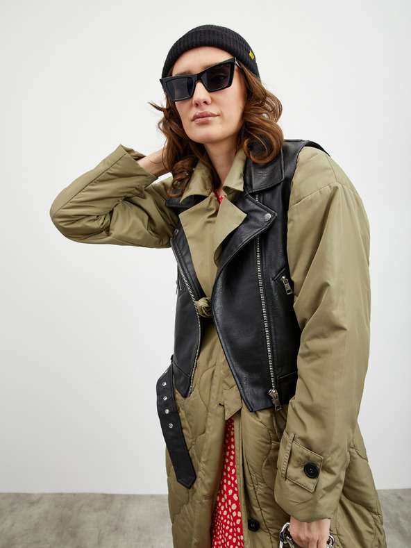 ZOOT.lab Bež in rdeča ženska majica ZOOT.lab Normandie z vzorčastim potiskom