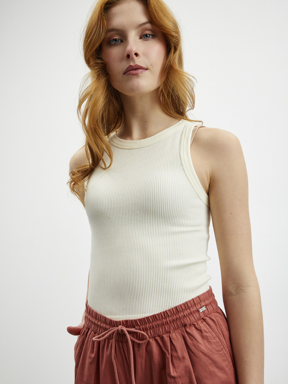 ZOOT.lab Opečnate ženske kratke hlače z žepi ZOOT.lab Chaima