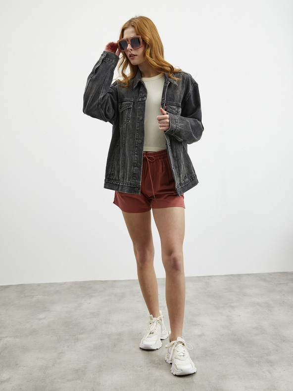 ZOOT.lab Opečnate ženske kratke hlače z žepi ZOOT.lab Chaima