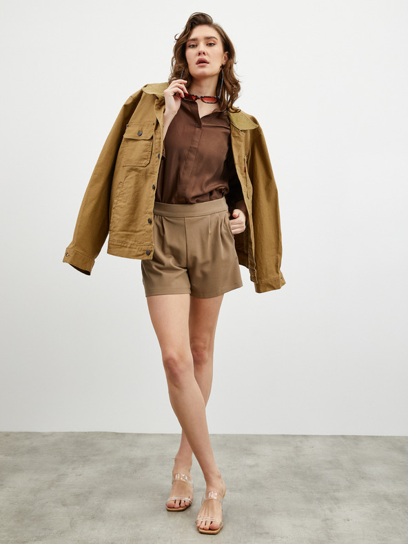 ZOOT.lab Rjave ženske kratke hlače ZOOT.lab Erin