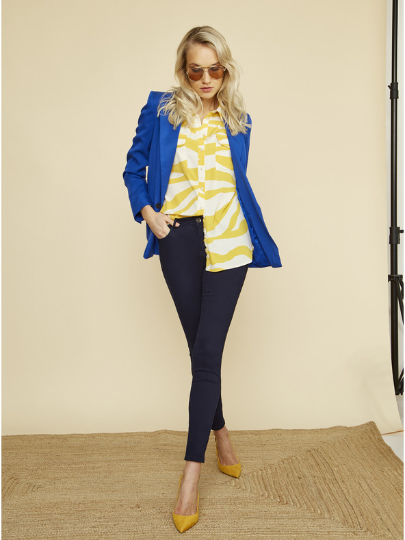 ZOOT.lab Temno modre ženske hlače ZOOT.lab Anna 2