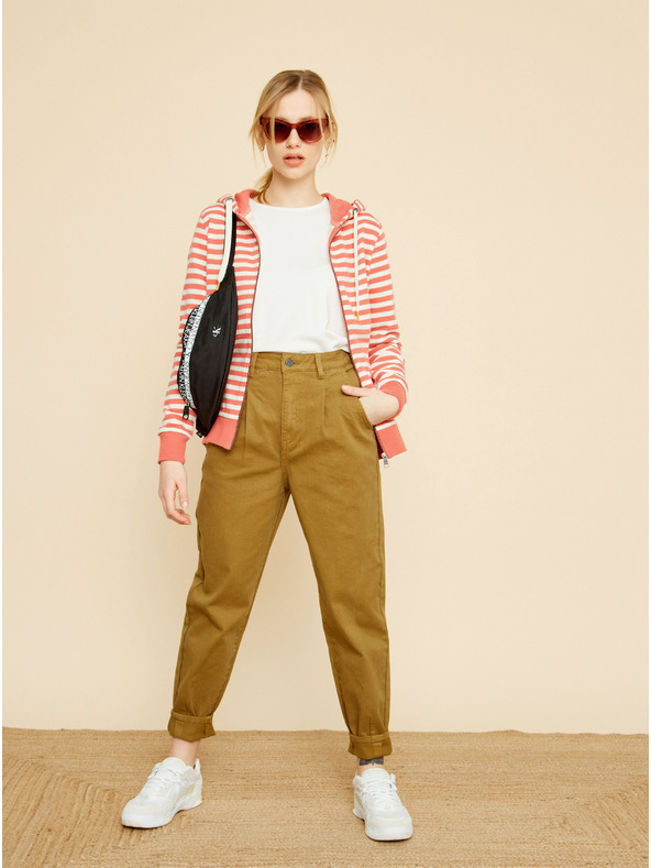 ZOOT.lab Bela in rdeča ženska črtasta majica ZOOT.lab Marilyn