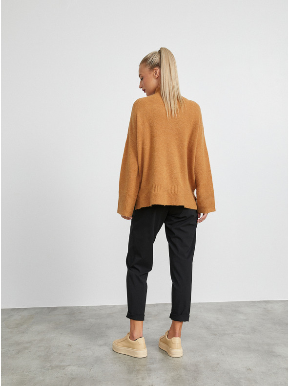 ZOOT.lab Rjava ohlapna jopica iz volnene mešanice METROOPOLIS by ZOOT.lab Belen