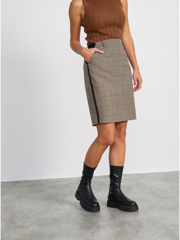 ZOOT.lab Svetlo sivo žensko karirasto krilo METROOPOLIS by ZOOT.lab Fatima