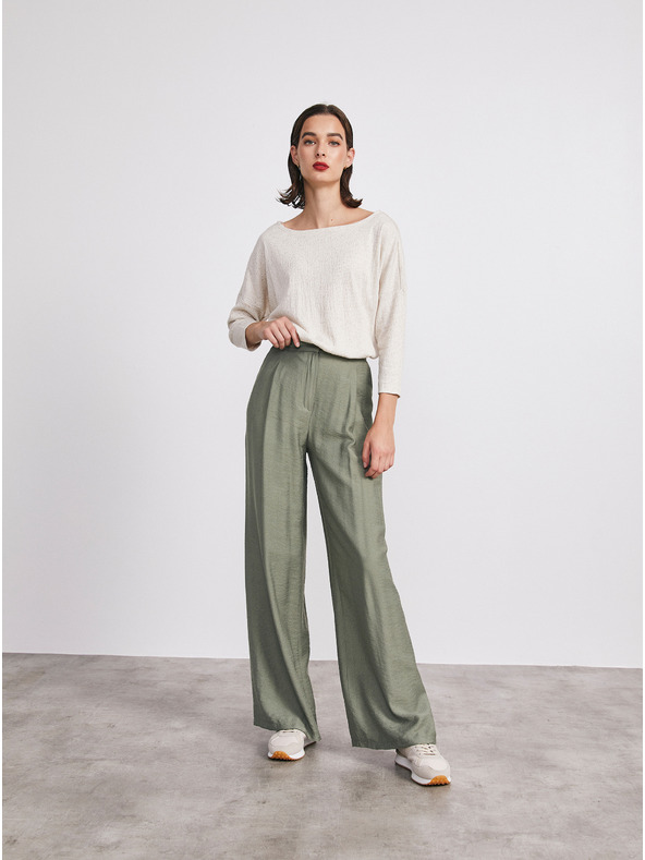 ZOOT.lab Bež ženska črtasta srajca METROOPOLIS by ZOOT.lab Stella