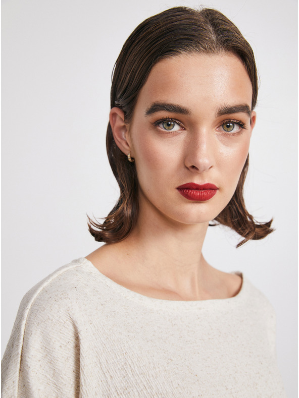 ZOOT.lab Bež ženska črtasta srajca METROOPOLIS by ZOOT.lab Stella