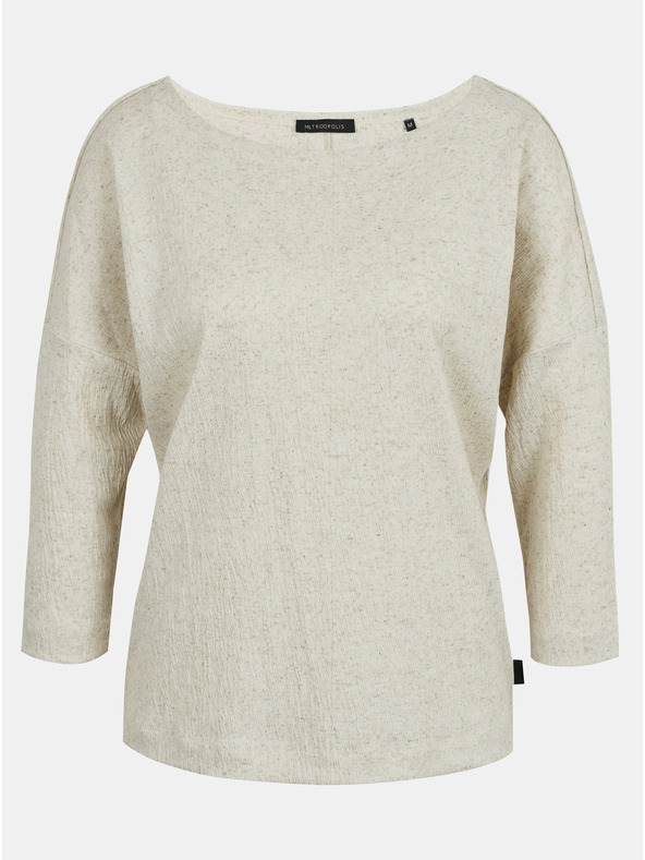 ZOOT.lab Bež ženska črtasta srajca METROOPOLIS by ZOOT.lab Stella