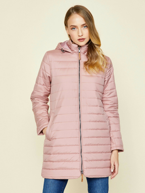 ZOOT.lab Starorožnata ženska prešita podaljšana zimska bunda s kapuco ZOOT.lab Molly