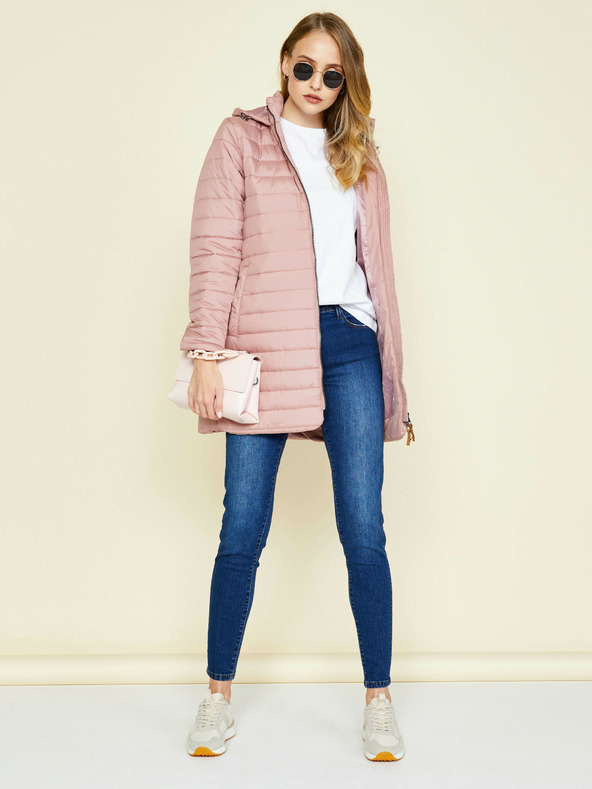 ZOOT.lab Starorožnata ženska prešita podaljšana zimska bunda s kapuco ZOOT.lab Molly