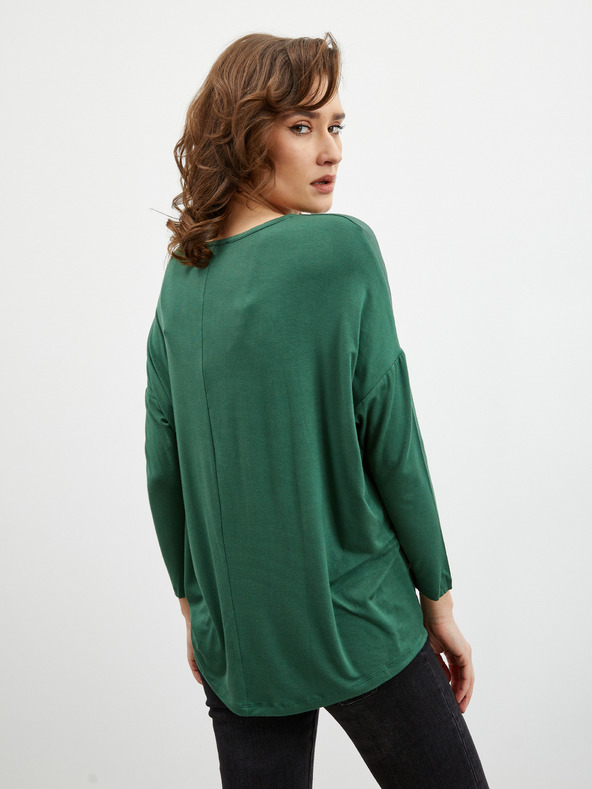 ZOOT.lab Zelena ženska majica s potiskom ZOOT.lab Rozy