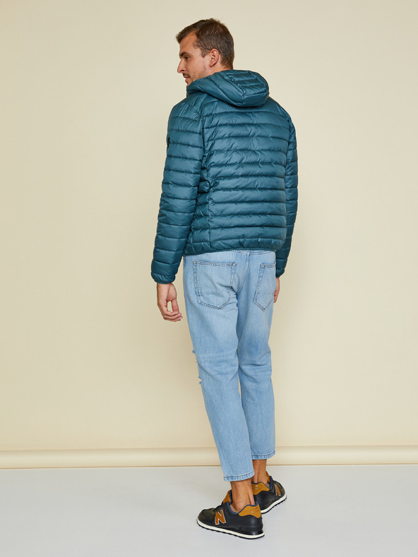 ZOOT.lab ZOOT.lab Ritchy Light prešita moška jakna s kapuco v barvi Petrol