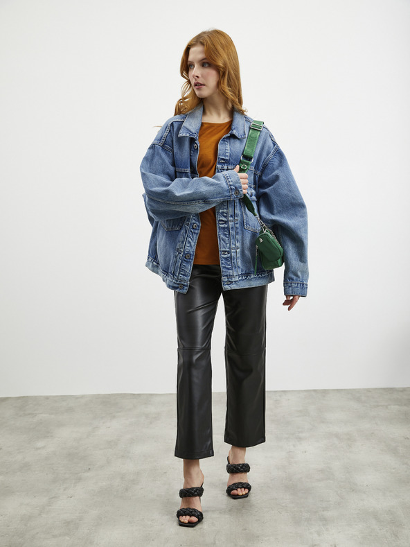 ZOOT.lab Rjava ženska majica z dolgimi rokavi ZOOT.lab Evana