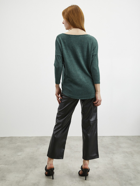 ZOOT.lab Temno zelena ženska pletena majica ZOOT.lab Aria