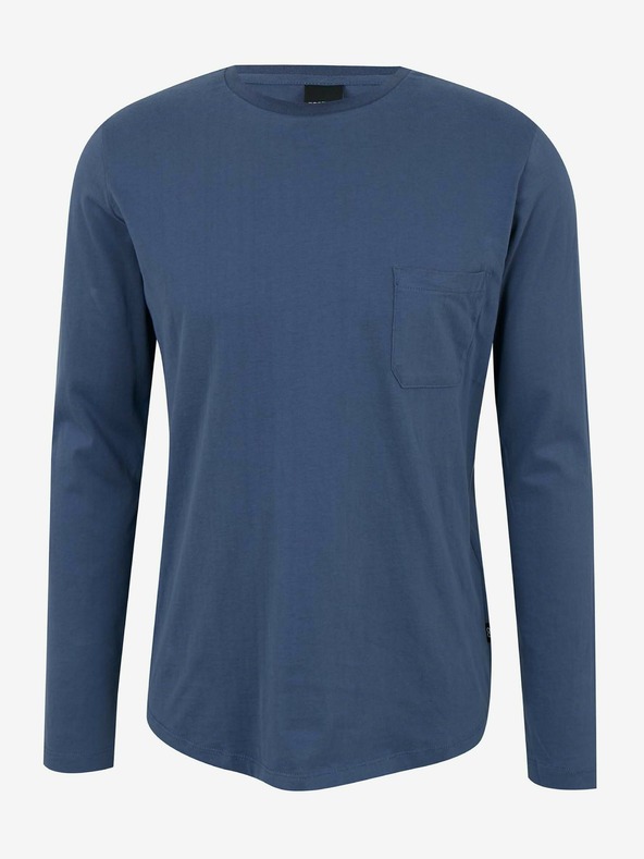 ZOOT.lab Modra moška majica z dolgimi rokavi ZOOT.lab