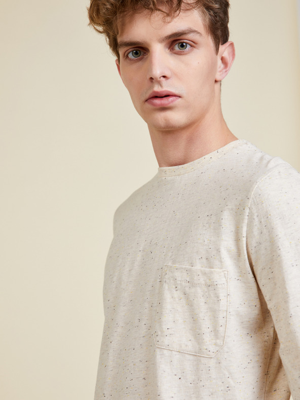 ZOOT.lab Bež majica z dolgimi rokavi ZOOT.lab